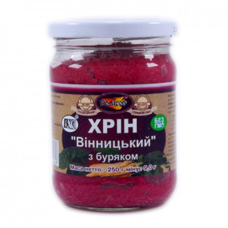 Хрін &quot;Вінницький&quot; з буряком 200г ТВ (1/20)