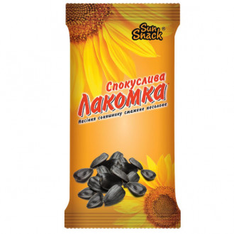 Насіння  соняшника смажене 100г &quot;Спокуслива Лакомка&quot; Sun Snack  (1/60)