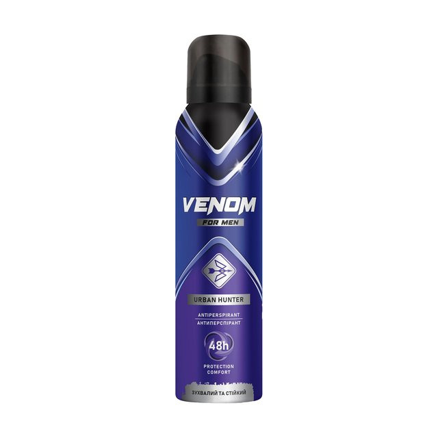 Дезодорант-антиперспирант Venom For Men Urban Hunter 150мл (1/12)