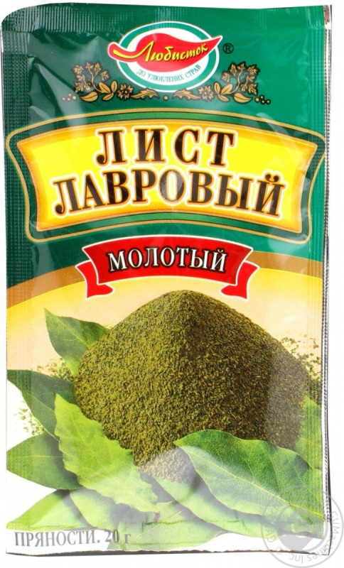 Лавровий лист мелений &quot;Любисток&quot; 20г (1*10/50 або 140)**