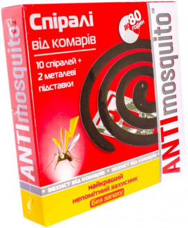 Спіраль від комарів AntiMosquito 10шт. (1/48)