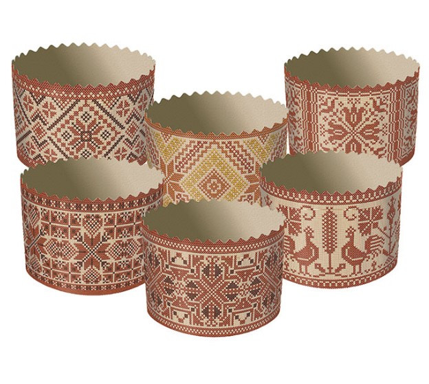 Паперові форми для  випічки 300г "Стандарт" 110*85мм (1/50/2200)