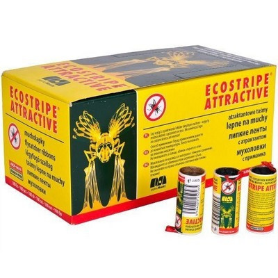 Клейка стрічка від мух Ecostripe Attractive (1*100)