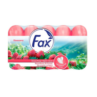 Мило Fax 5*70г Полуниця та Крем (1*5/24)
