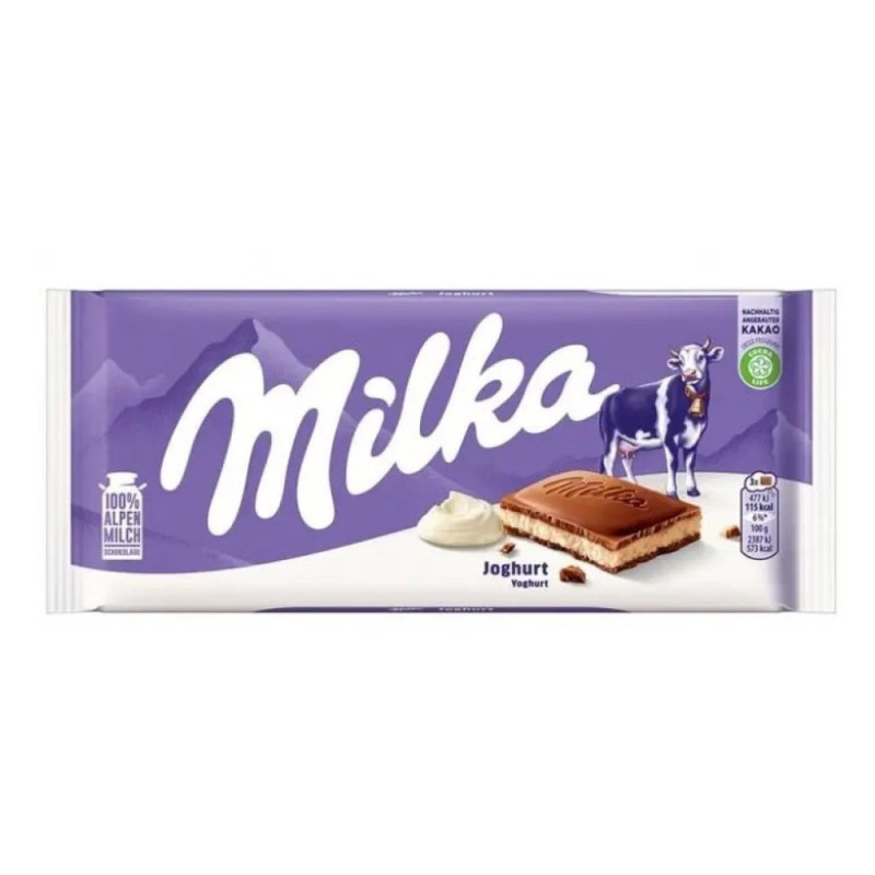 Шоколад Milka 100г Yoghurt йогурт (1/23)