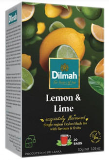 Чай &quot;Dilmah&quot; 20п*1,5г Лимон та Лайм з/я (1/12)