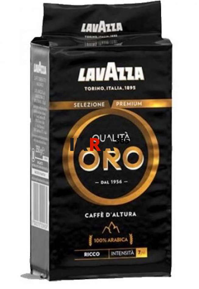 Кава "Lavazza" мелена Qualita Oro Caffe d'Altura 250г вакуум ЧОРНА (1/20)