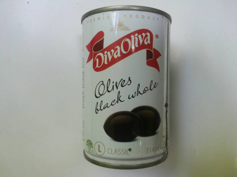 Маслини з кісточкою 300г DIVA OLIVA (1/12)