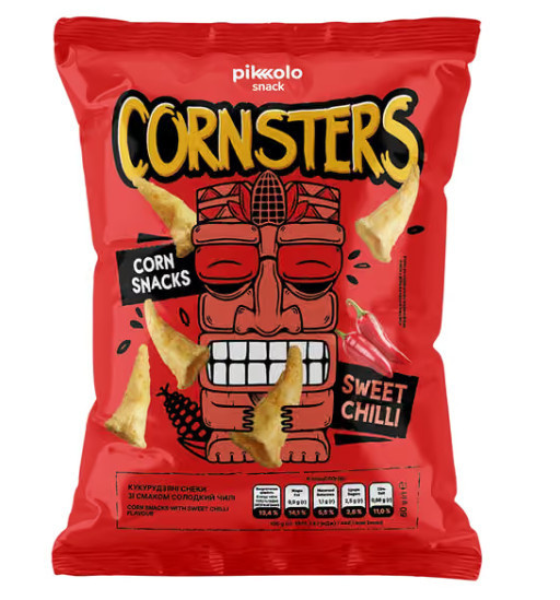 Снеки кукурудзяні зі см. солодкий чілі 60г CORNSTERS (1/15)