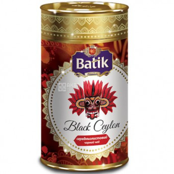 Чай &quot;Batik &quot; 100г Platinum Чорний Цейлон тубус (1/12)