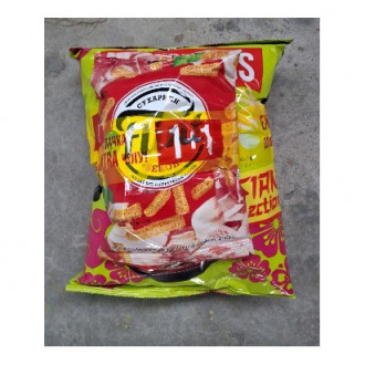 Чипси 100г &quot;Chipster's&quot; Тайський соус + Сухарики пшен.-житні 60г &quot;Flint&quot; (1/14)