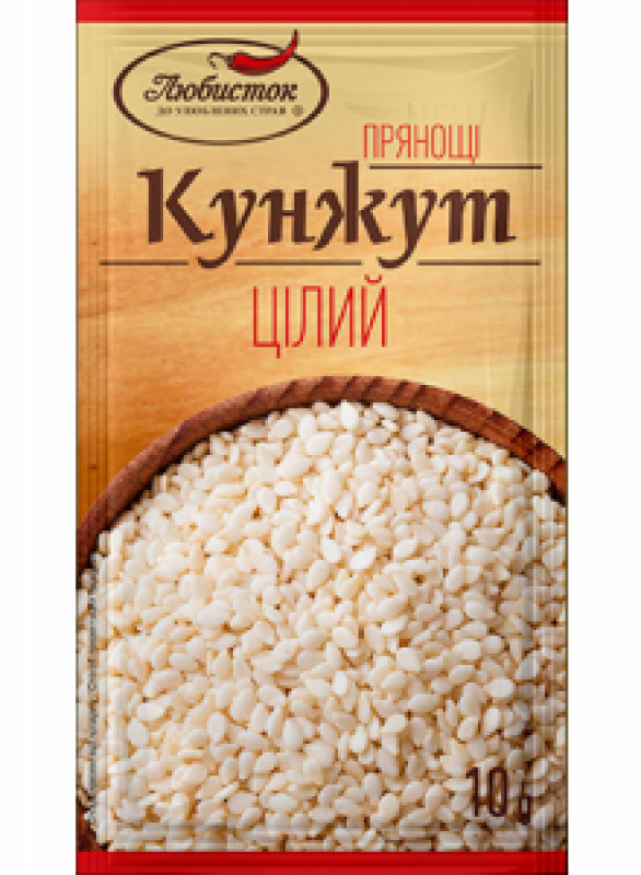 Кунжут цілий &quot;Любисток&quot; 10г (1*10/70 або 160)