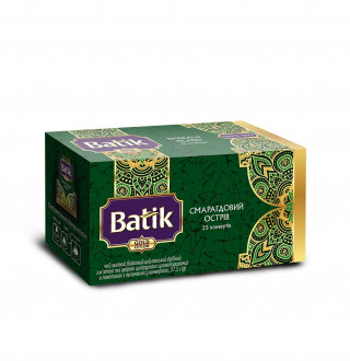 Чай &quot;Batik&quot; 25ф/п*1,5г Gold Смарагдовий Острів зелений з/я (1/12)