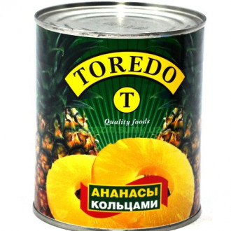 Ананас кільцями 580мл TOREDO (1/24)***