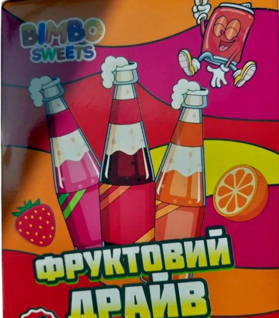 HОВИНКА Шипучка-пудра Фруктовий Драйв мікс газіровок 10г*30шт