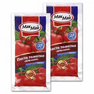 Томатна паста Домашня 25% &quot;МакМай&quot; стік 70г (1/40) ЗНИЖКА 10%