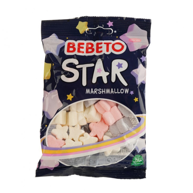 Цукерки  маршмелоу Зірка Bebeto 30г*12шт 