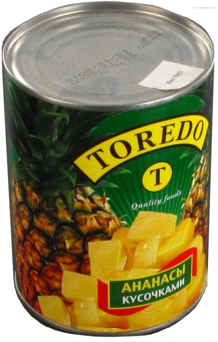Ананас шматочками 580мл TOREDO (1/24)