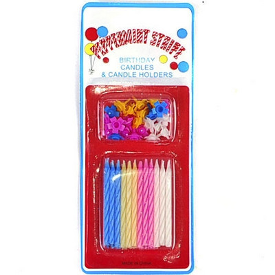 Свічки для торта 24шт. в наборі (маленькі) (1/24)