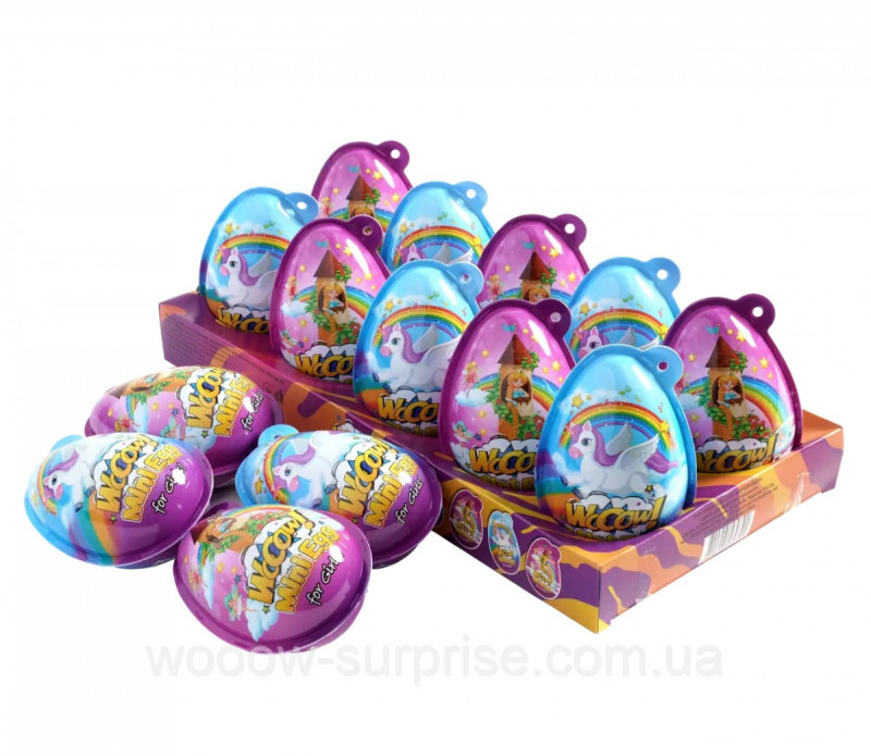 Яйце пластикове Mini WOOOW egg д/дівчинки Маленьке 30г*14 ***