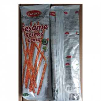 Соломка 80г Солона з кунжутом Long sticks м/у Vladka (1/36)