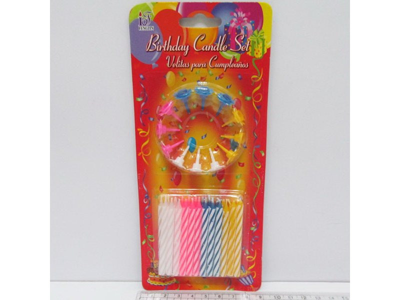 Свічки для торта 24шт. в наборі (маленькі) (1/24)