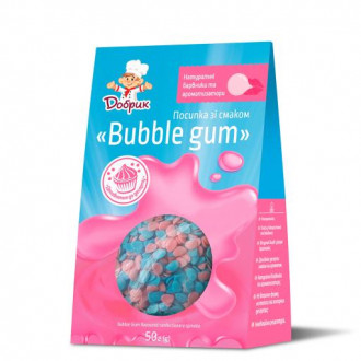 Посипка фігурна зі смаком "Bubble gum" 50г Добрик (1/9)