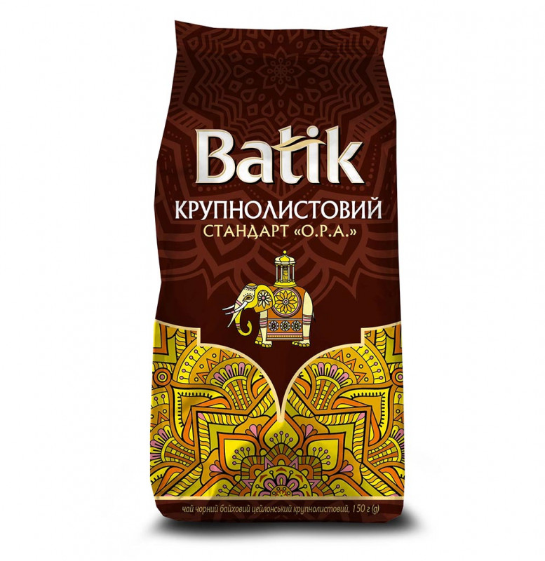 Чай &quot;Batik&quot; 150г Чорний крупнолистовий ОРА м/у (1/18)