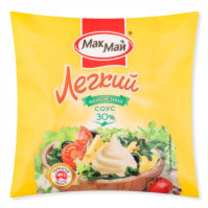 Майонезний соус Легкий 30% &quot;МакМай&quot; пакет 170г (1/30)