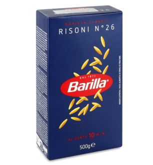 Макарони 500г Barilla Risoni №26 (Рісоні) (1/16)