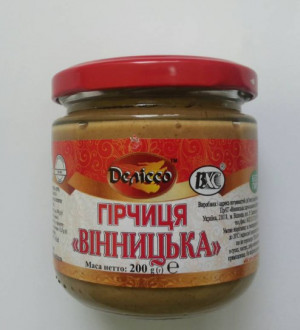 Гірчиця &quot;Вінницька&quot; 200г ТВ (1/20) 