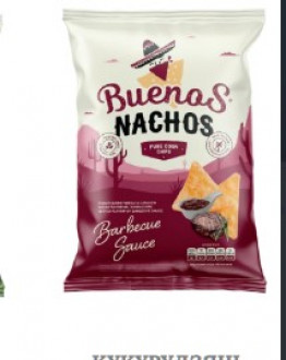 Чипси кукурудзяні зі см. соусу барбекю 90г Buenos Nachos (1/16)