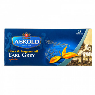 Чай &quot;Askold&quot; Букет 25ф/п*2г Earl Grey чорний з бергамотом з/я (1/24)