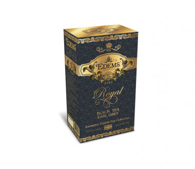 Чай &quot;Edems&quot;  100г Чорний ROYAL Black Earl Grey (1/12)