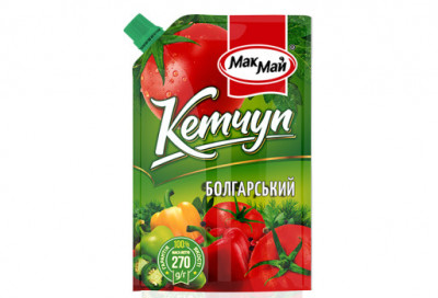 Кетчуп &quot;Болгарський&quot; вища категорія &quot;МакМай&quot; д/п 270г (1/30)