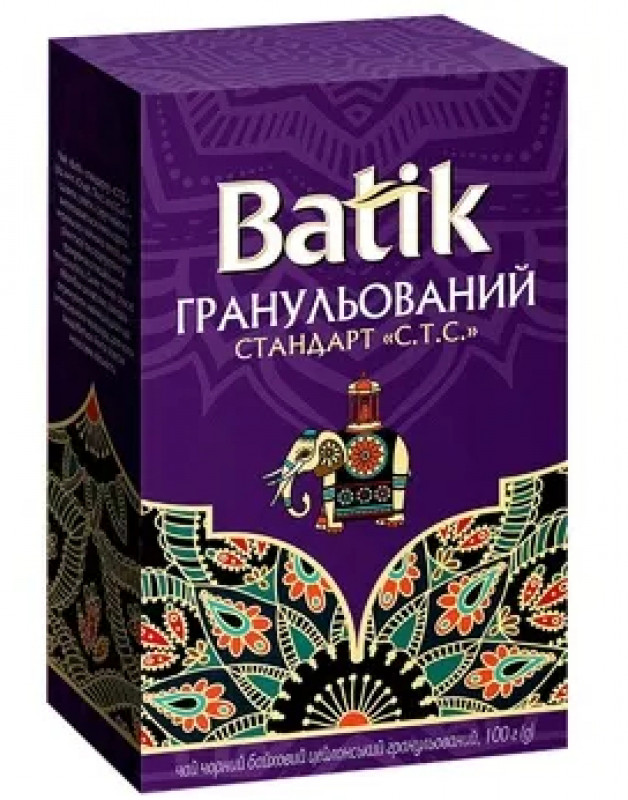 Чай &quot;Batik&quot; 100г Чорний Гранульований СТС м/у (1/40)