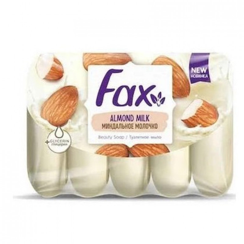 Мило Fax 5*70г Мигдальне молочко (1*5/24)