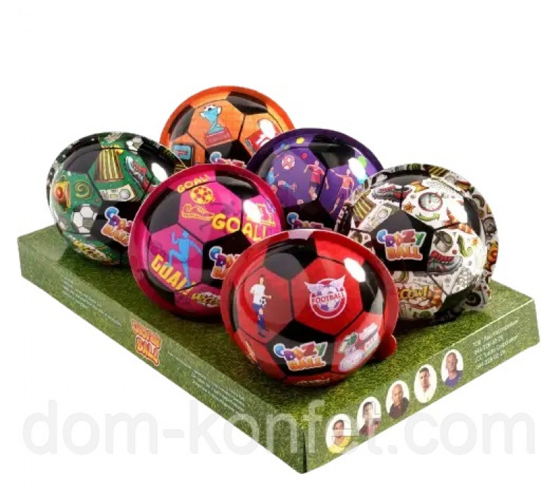 М'яч пластиковий CRAZY ball д/дівчинки та хлопчика ВЕЛИКИЙ 90г*6 