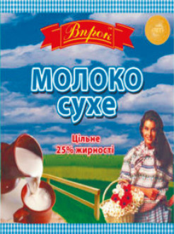 Молоко сухе 25% 150г &quot;Впрок&quot; (1/30) ***