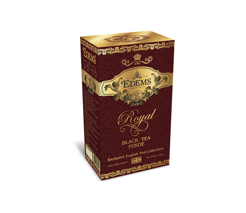 Чай "Edems"  100г Чорний ROYAL Black Pekoe (1/12)