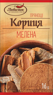 Кориця мелена &quot;Любисток&quot; 16г (1*10/50 або 160)