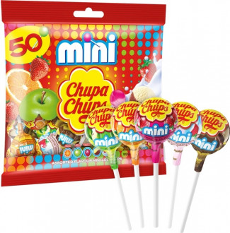 Цукерка на палочці Chupa Chups Mini (ПАКЕТ) 6г*50шт