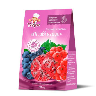 Посипка фігурна зі смаком "Лісові ягоди" 50г Добрик (1/9)