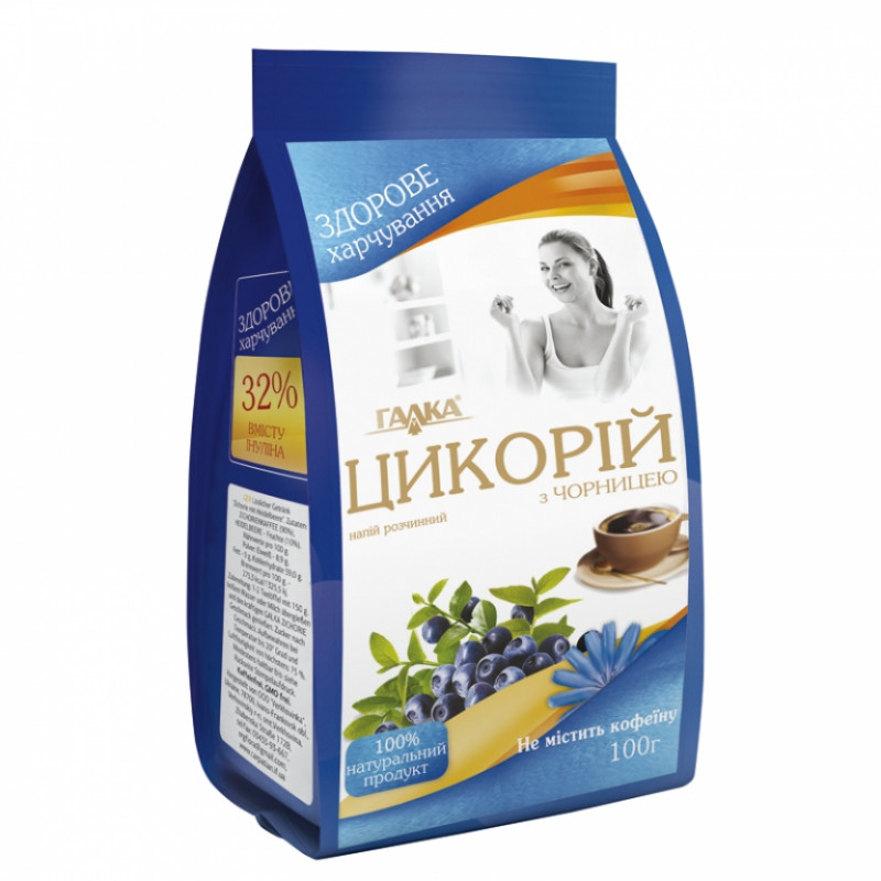 Напій ТМ Верховина Галка Цикорій розч. з чорницею 100г м/у (1/24)