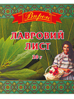 Лавровий лист 20г в/г &quot;Впрок&quot; (1/50) 