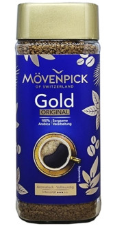 Кава Movenpick розчинна Gold Original 200г с/б (1/6)