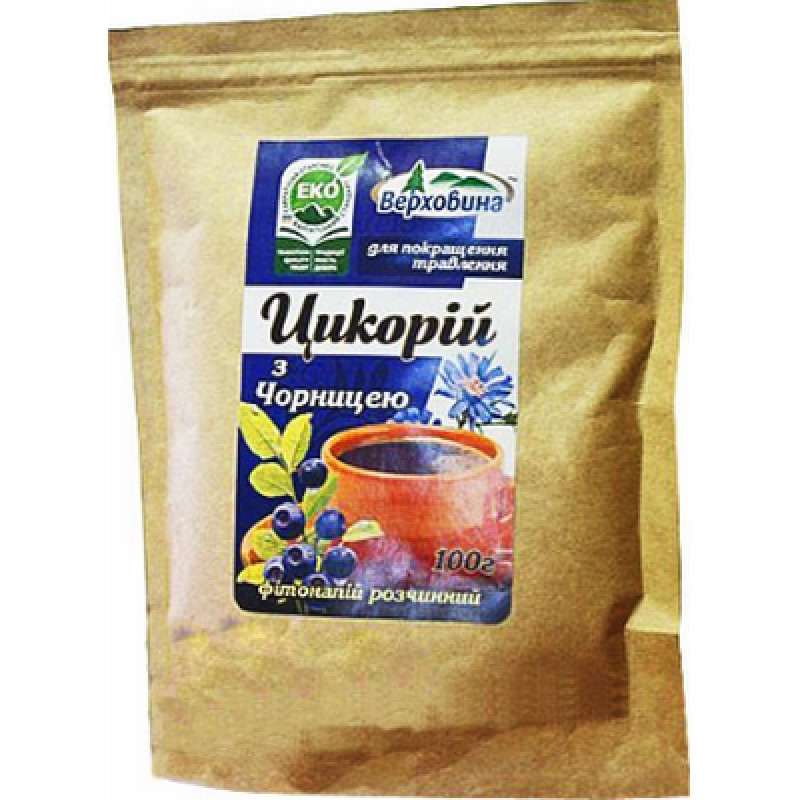 Напій ТМ Верховина Галка Цикорій розч. з чорницею 100г м/у (1/24)