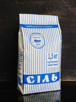 Сіль кам'яна 1,5 кг "Земельні Дари" папір (1/8)