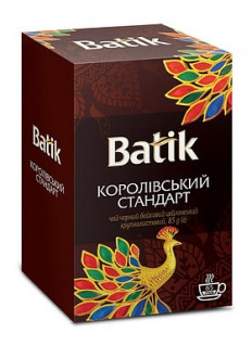 Чай &quot;Batik&quot;  85г Королівський Стандарт (1/12 або 24)  ЗНИЖКА 10%