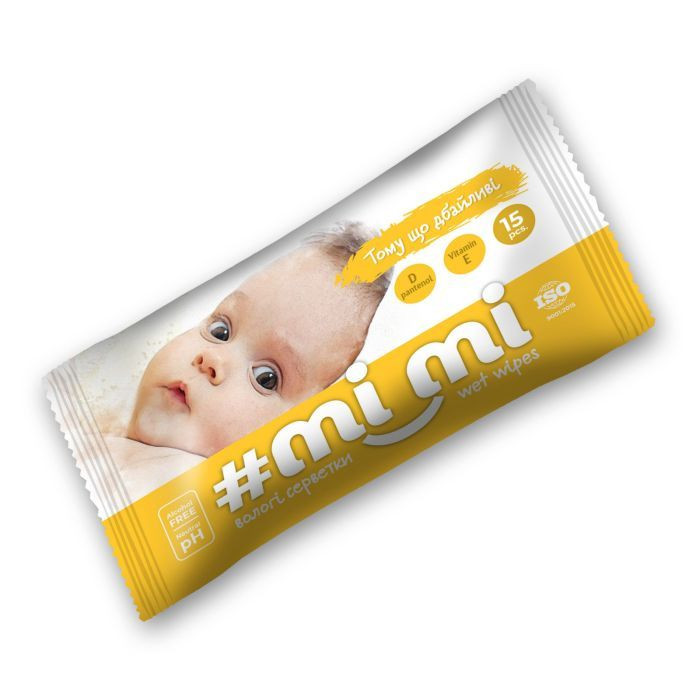 В.серветки 15шт "TM MI  MI" Дитячі (1/90)